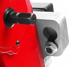 Быстросъемное крепление наклонной стойки для алмазного бурения Messer 350N