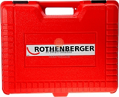 Чемодан ручного резьбонарезного клуппа Rothenberger Super Cut Set BSPT R 3/8"-1/2"-3/4"-1"-1 1/4"-1 1/2"-2"