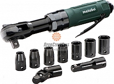 Пневматический гайковерт с трещоткой Metabo DRS 68 SET 1/2"